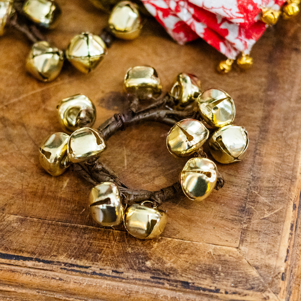 Box of Four Jingle Bell Candle Ring