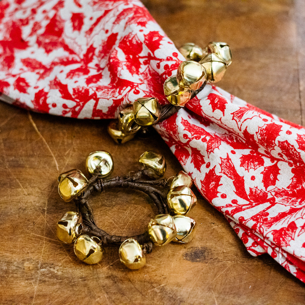 Box of Four Jingle Bell Candle Ring
