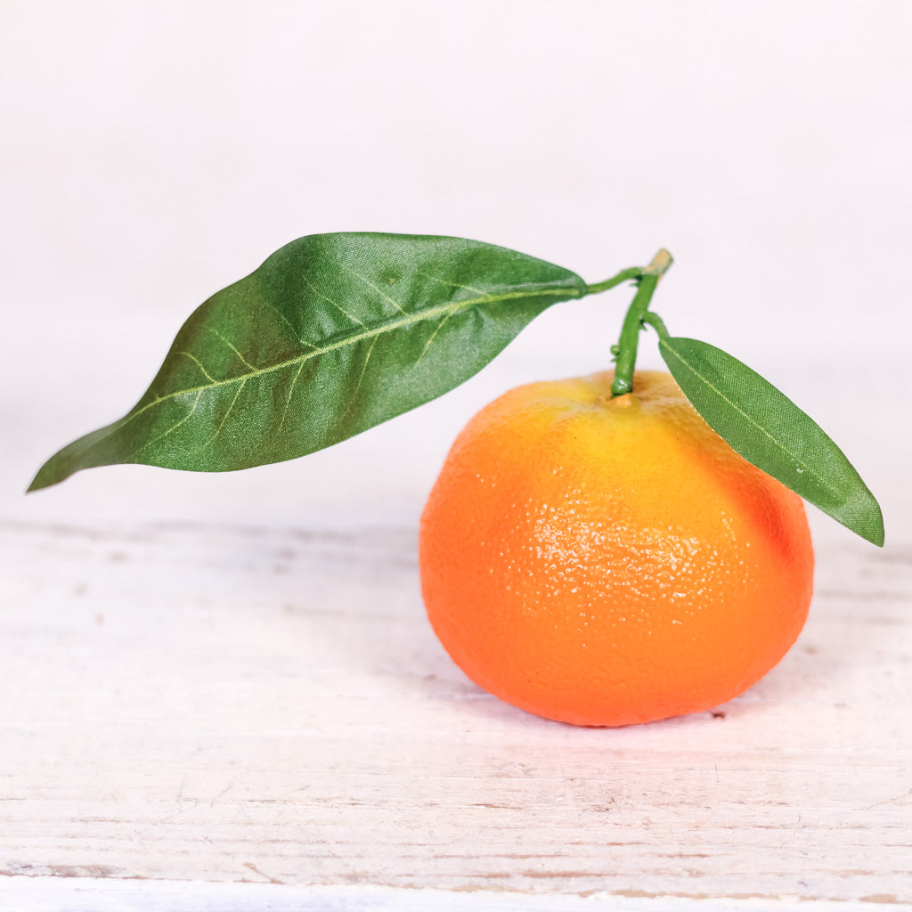 Orange with Leaves Small