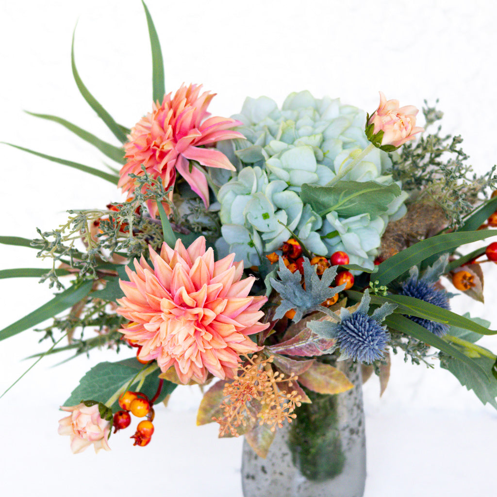 Autumn Dahlia Bouquet Drop In