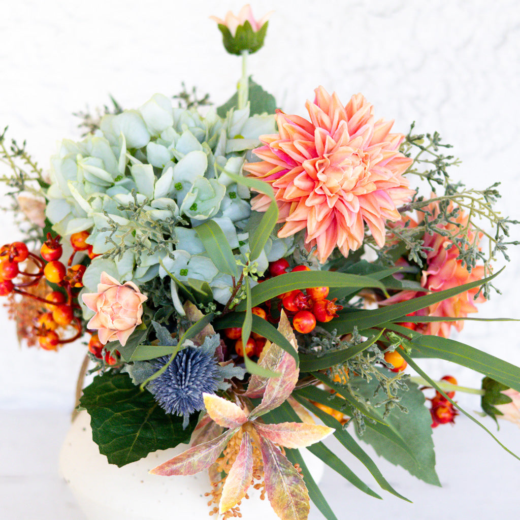 Autumn Dahlia Bouquet Drop In