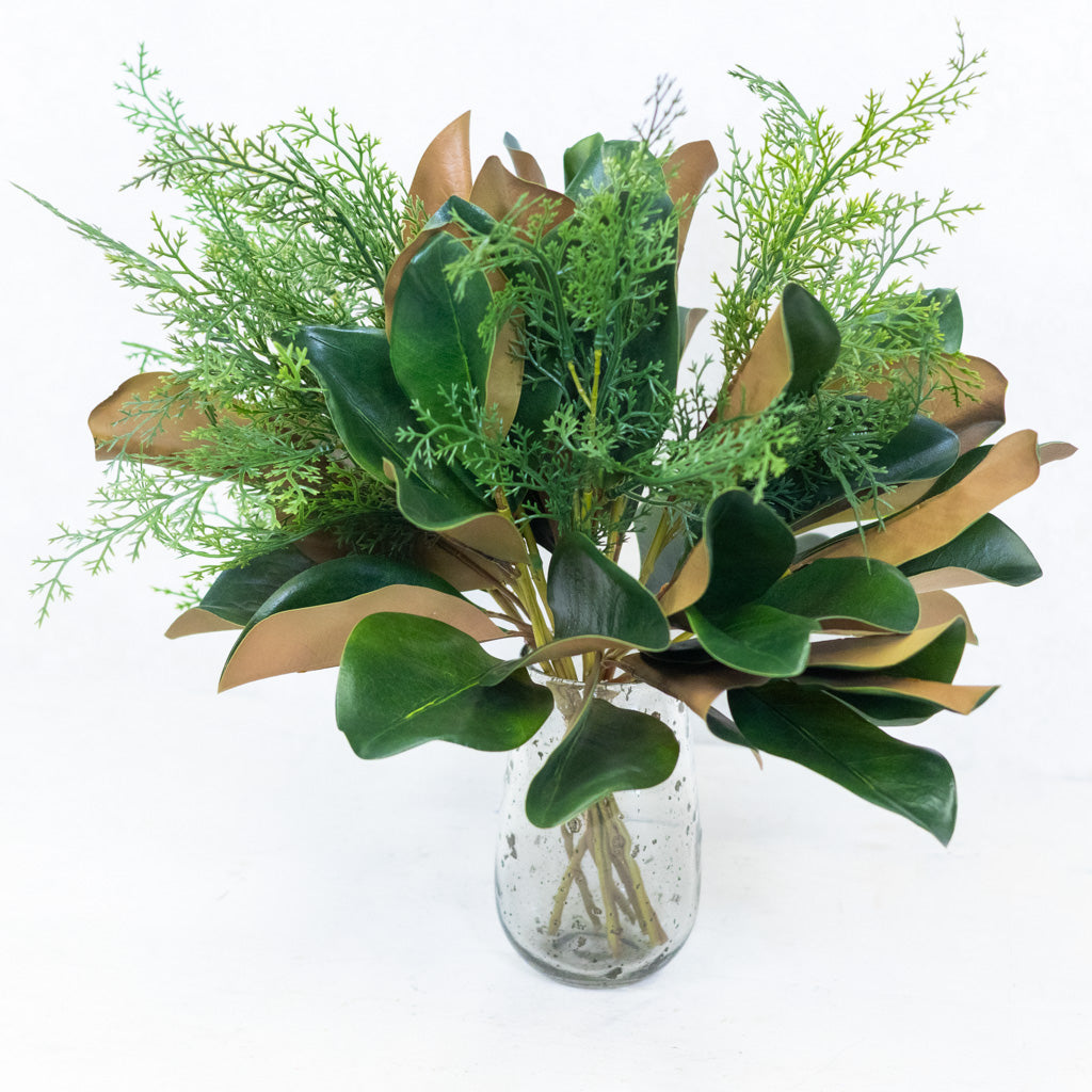 Magnolia Leaf and Cedar Bundle