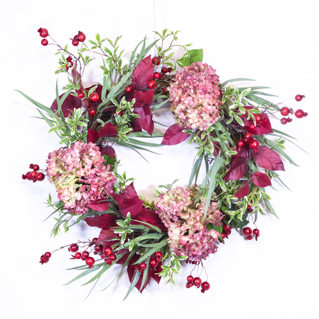Pomegranate Bordeaux Wreath