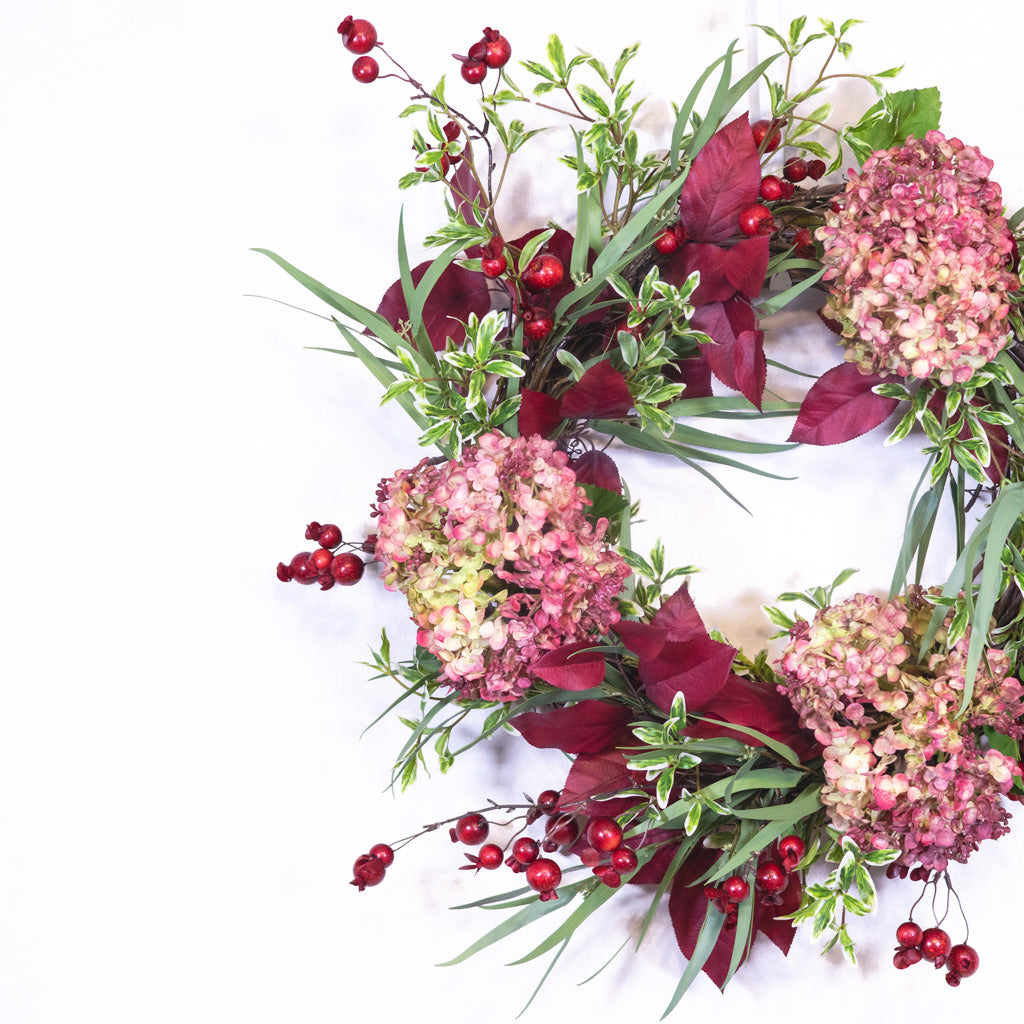 Pomegranate Bordeaux Wreath