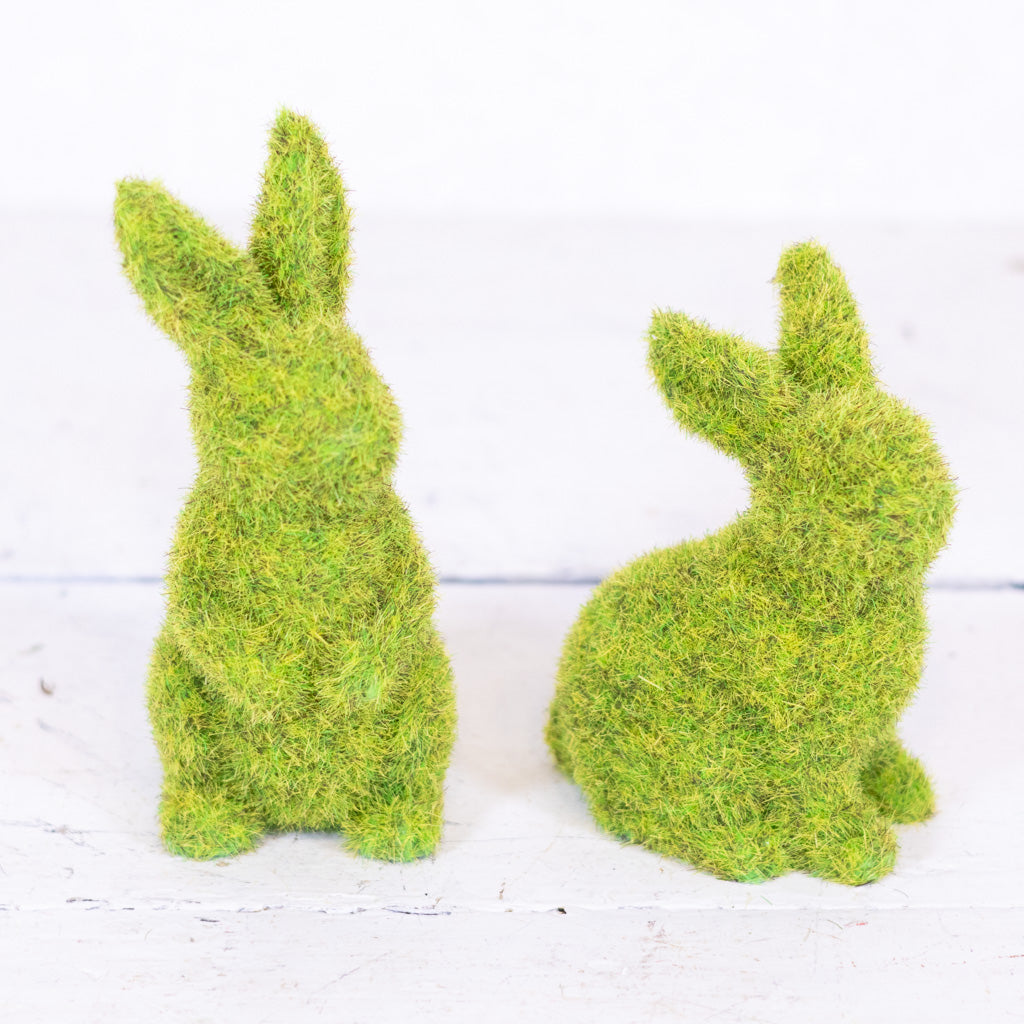 Mossy Green Standing Bunny