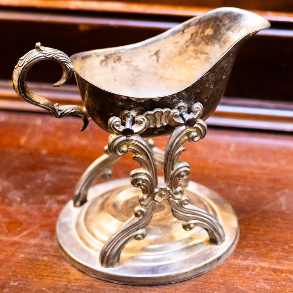 Vintage William Rogers Silver Plated Gray Boat