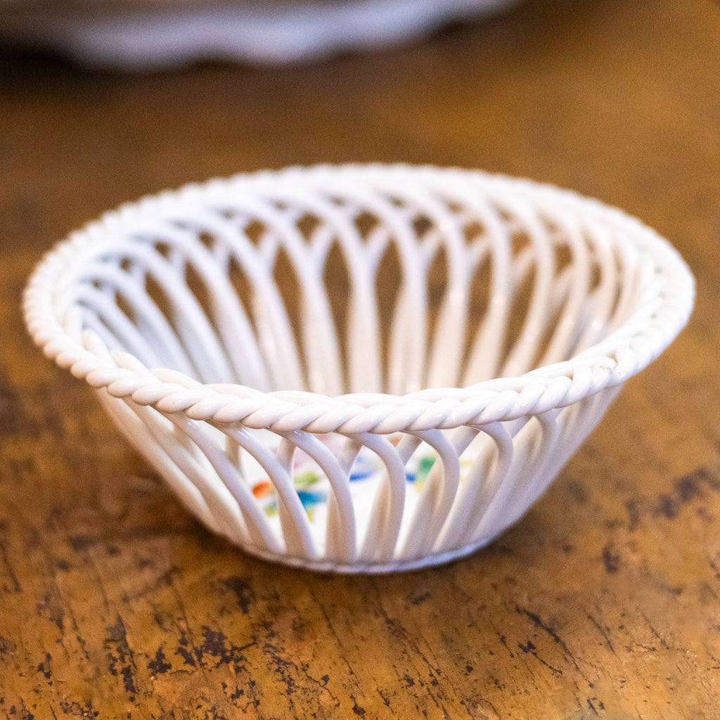 Vintage Herend Lattice Work Bowl