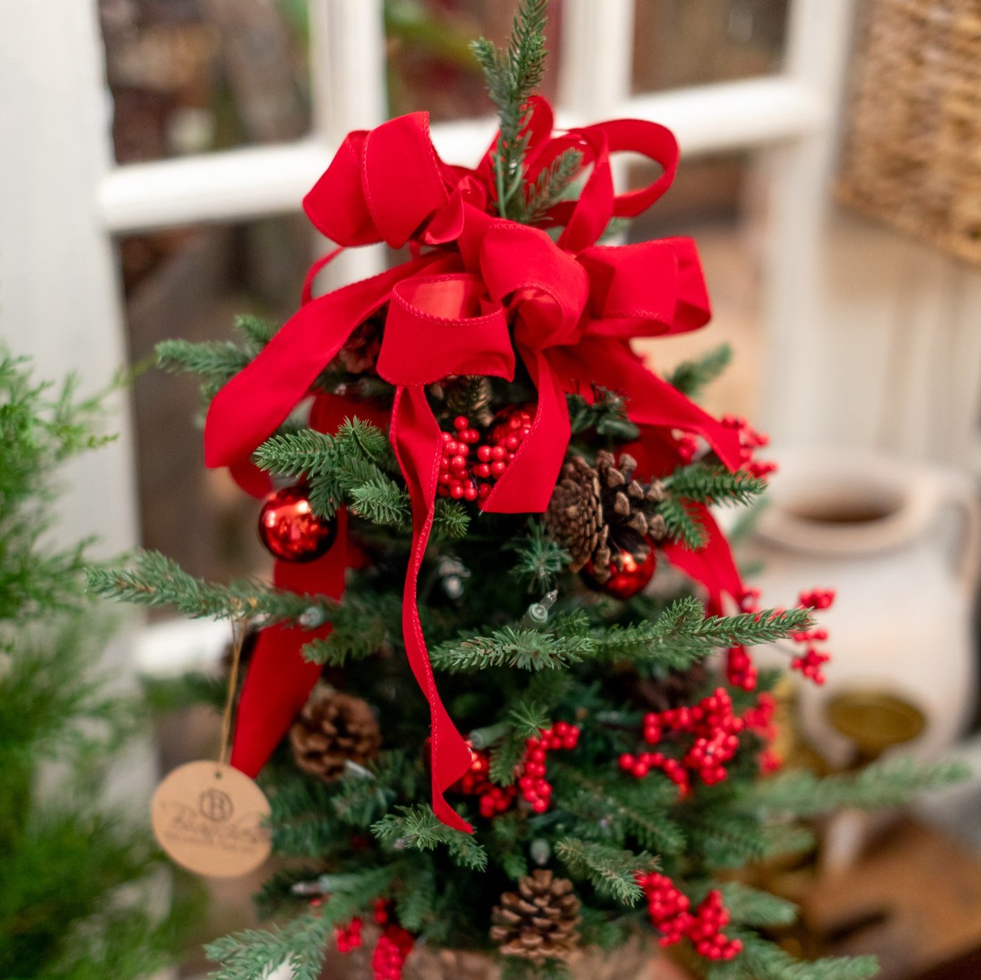 Cottage Christmas 2 ft Decorated Tree