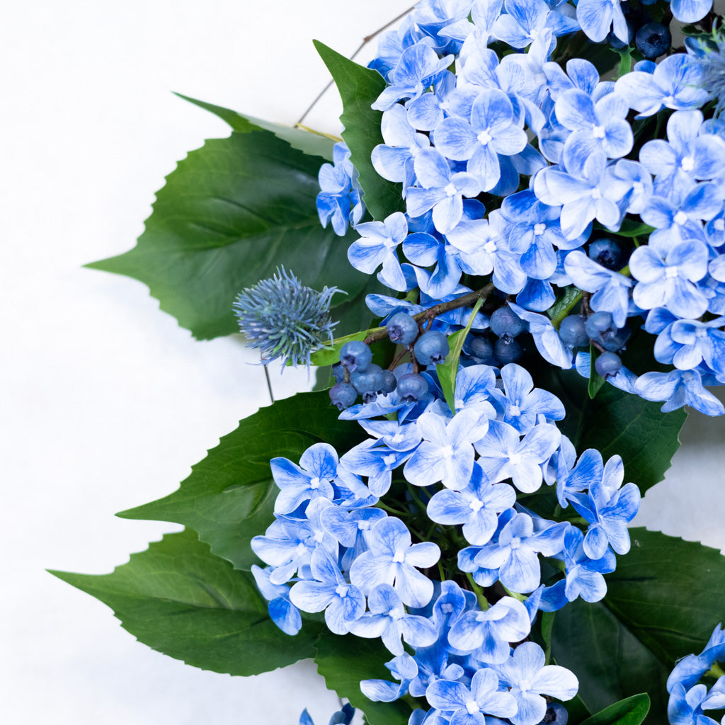 Blue Dew Wreath