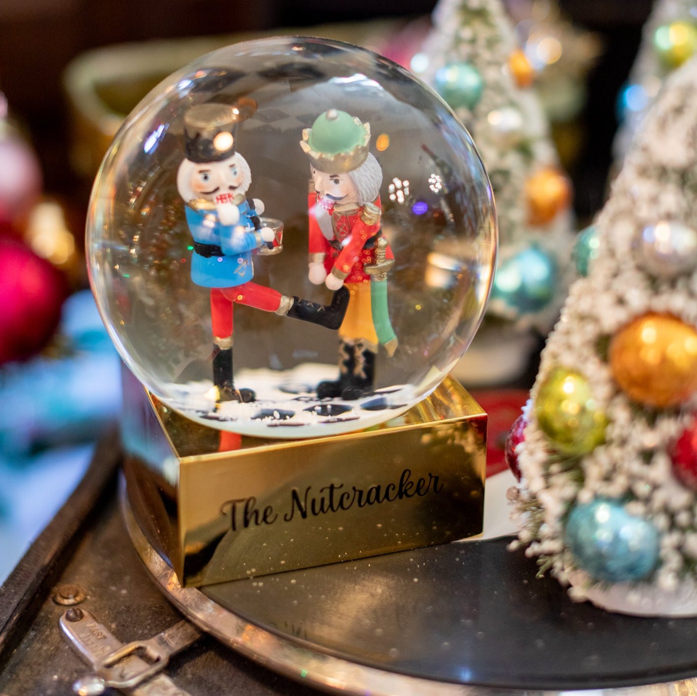 The Nutcracker Glass Snow Globe