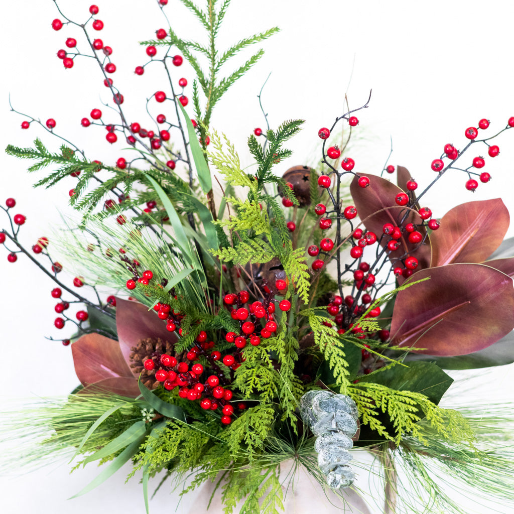 Jingle Bell Holiday Bouquet Grand Drop In
