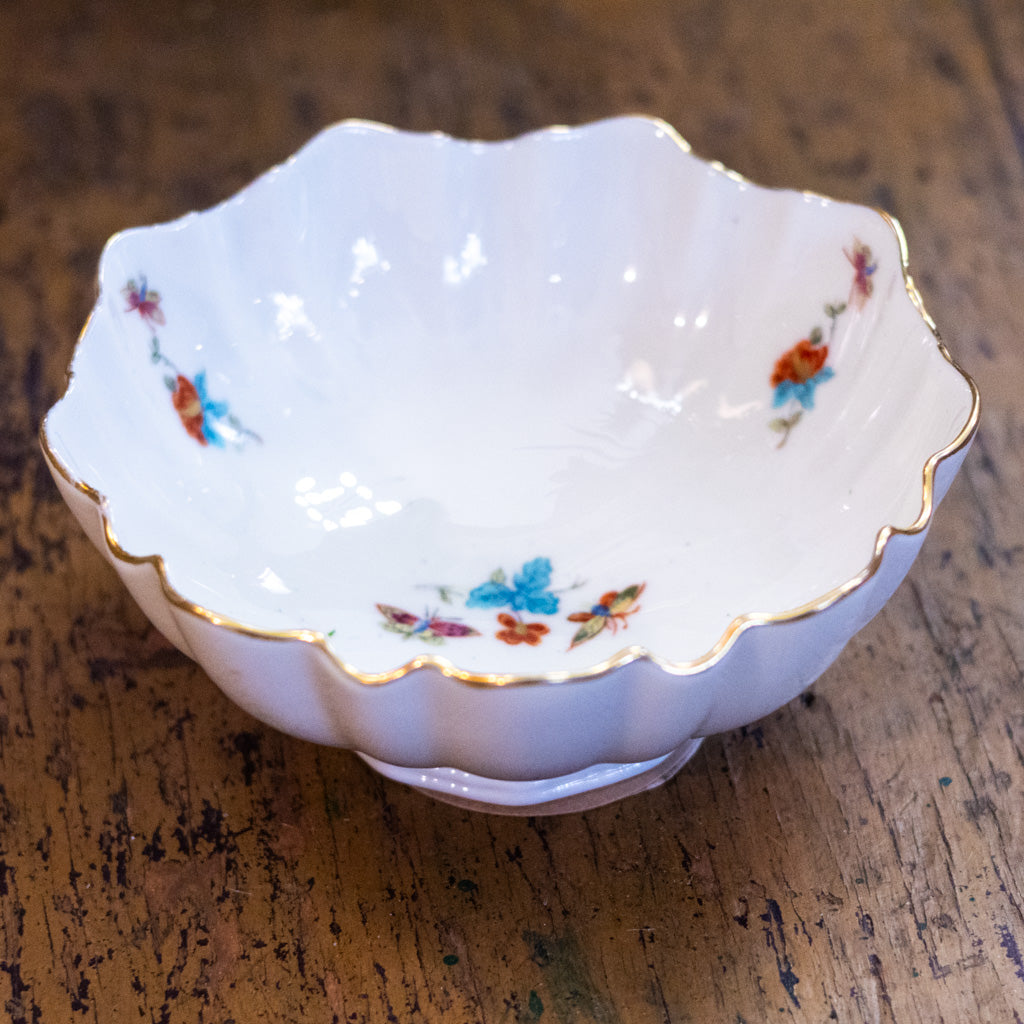 Lenox Small Gold Rim Floral Bowl