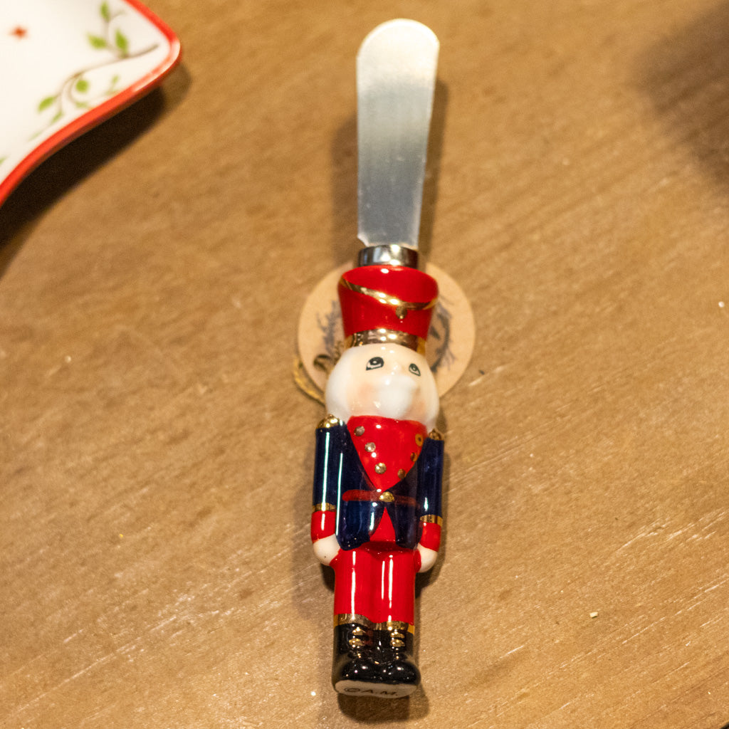 Ceramic Metal Dark Blue Jacket Nutcracker Spreader