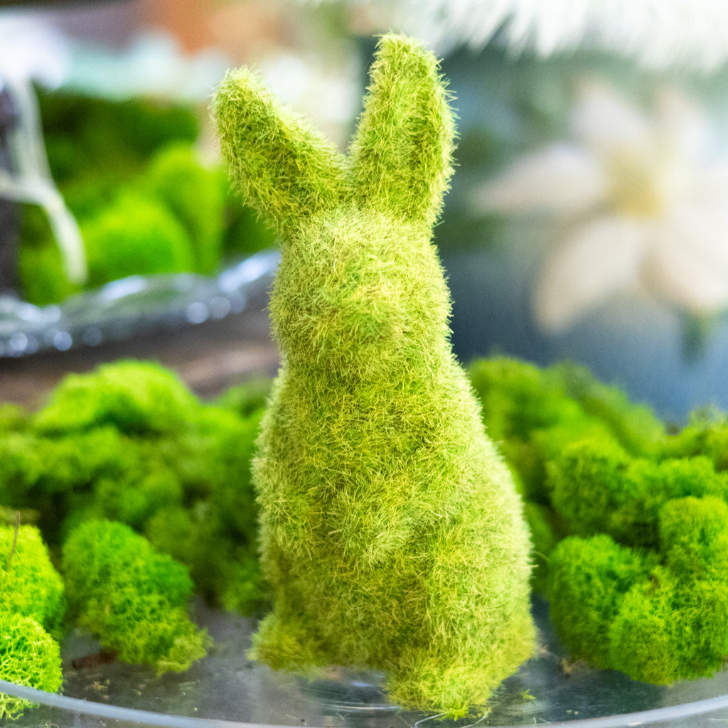 Mossy Green Standing Bunny