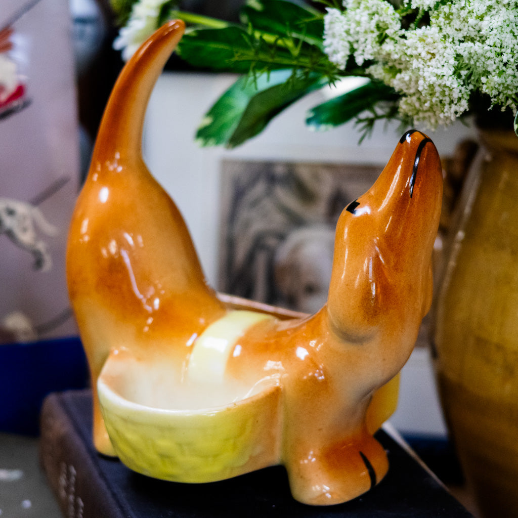 Vintage Dachshund "Rover" Caddie