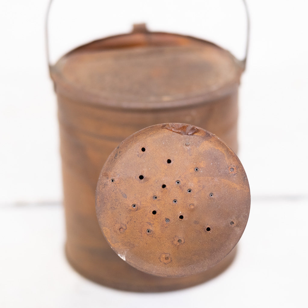 Copper Patina Metal Watering Can Small