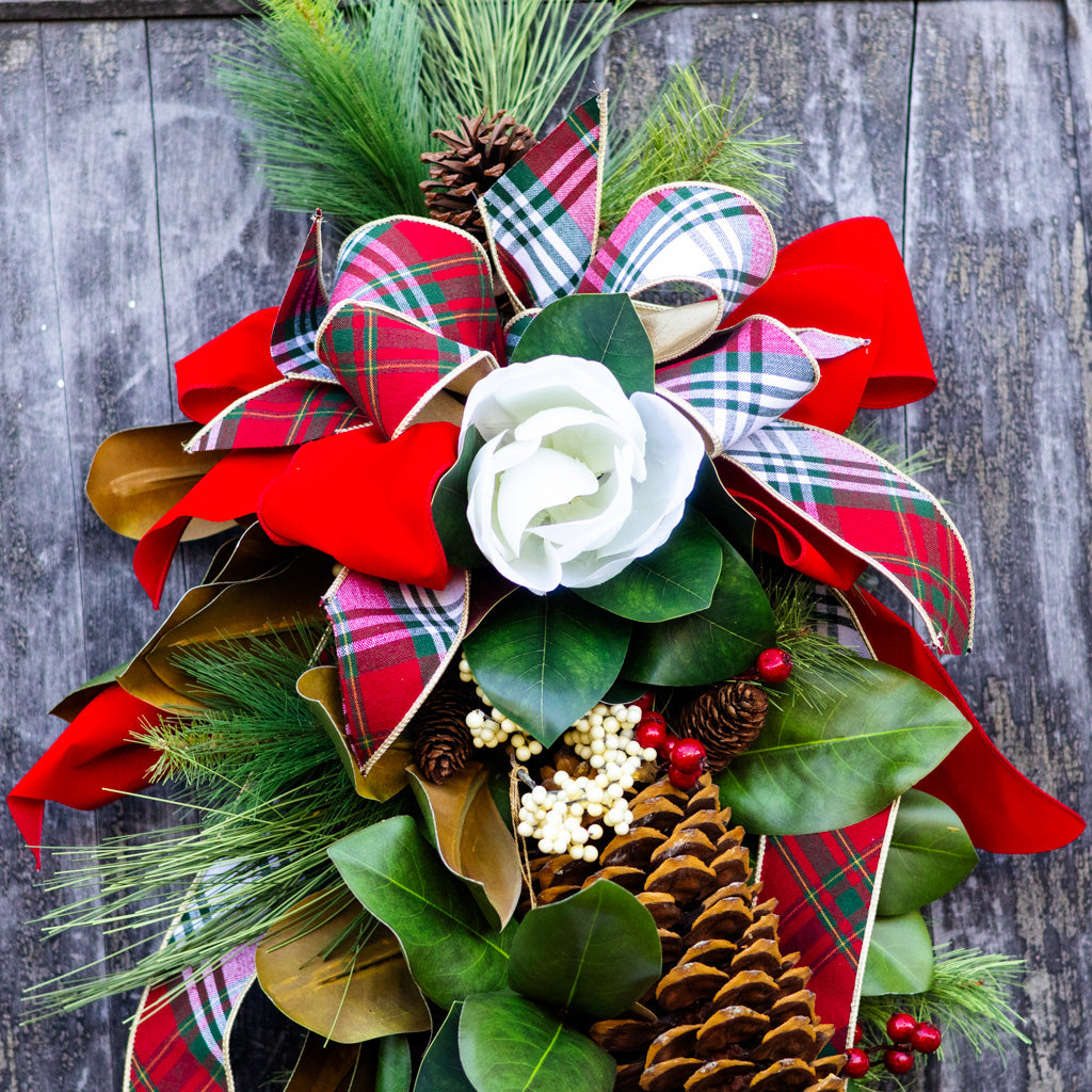 Sea Pines Holiday Down Drop with Bow