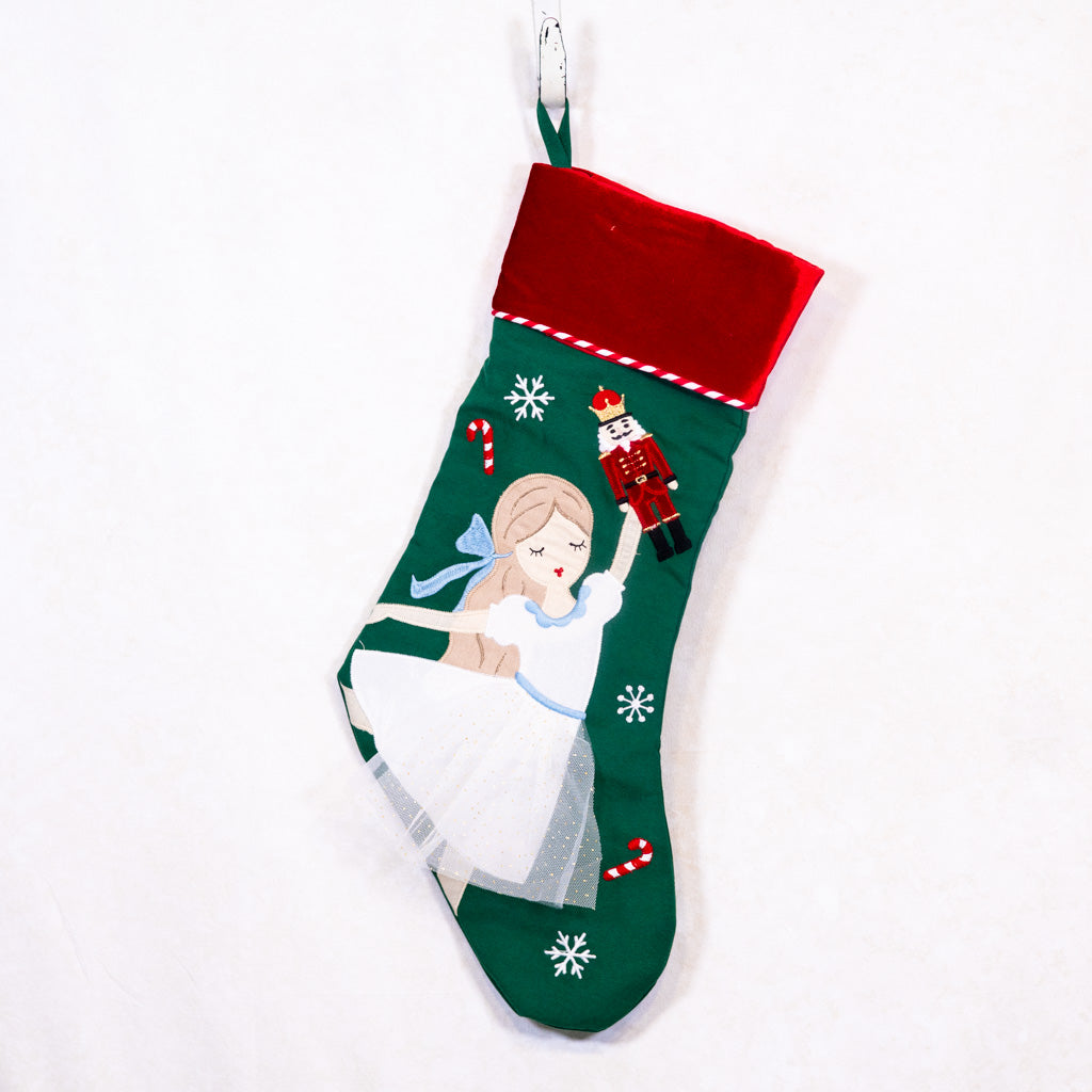 Nutcracker Clara Stocking