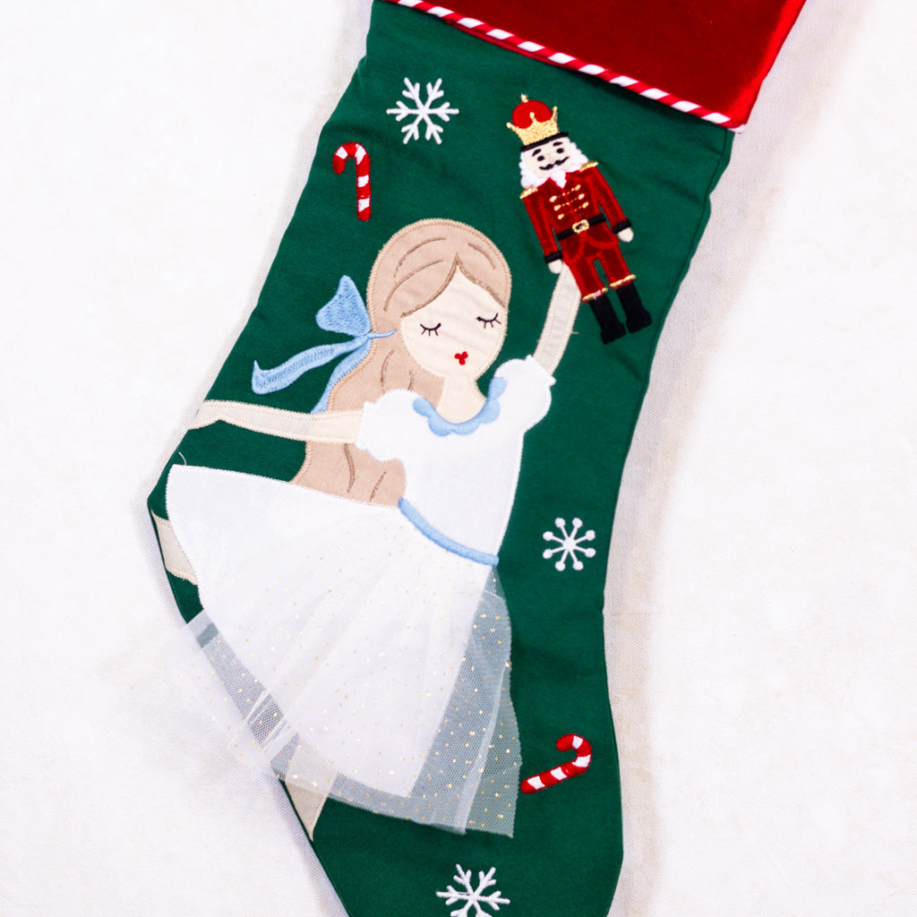 Nutcracker Clara Stocking