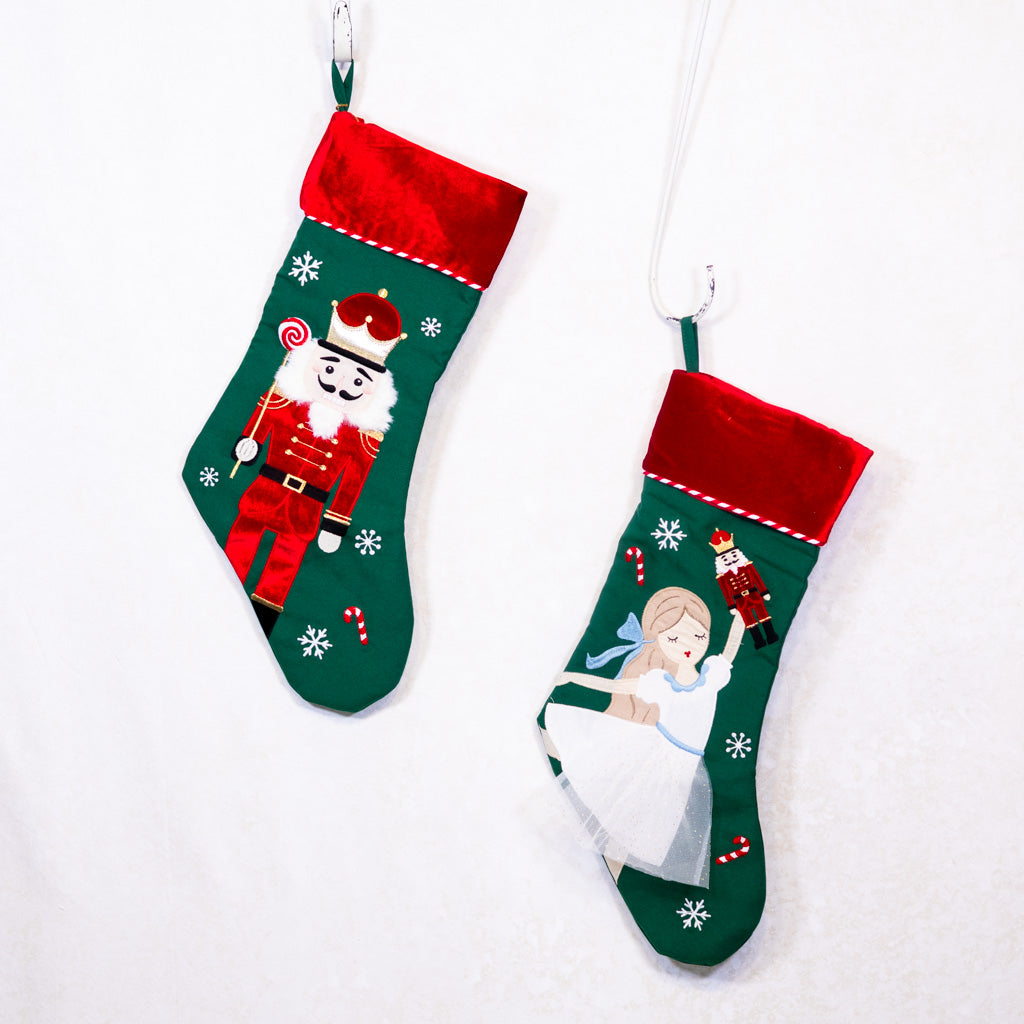Nutcracker Clara Stocking