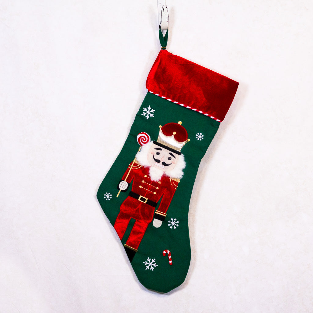 Merry Nutcracker Stocking