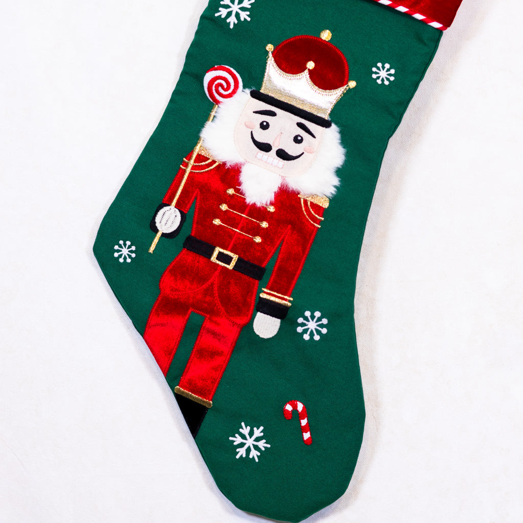 Merry Nutcracker Stocking