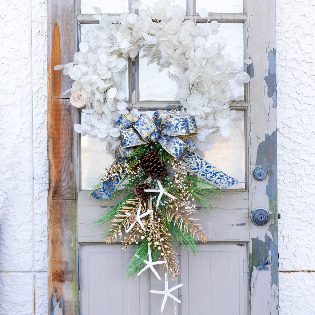 Blue Sandcastle Bow Bough