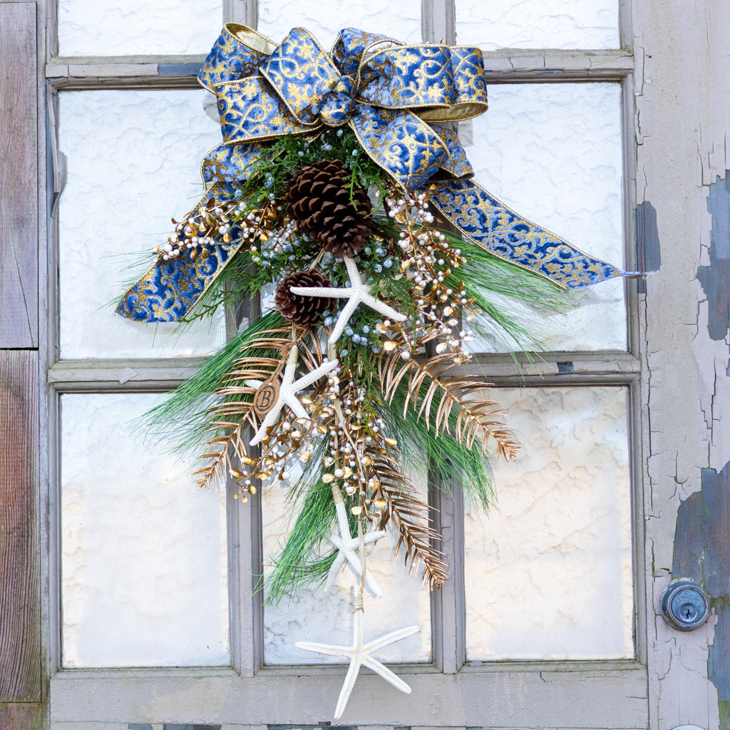 Blue Sandcastle Bow Bough