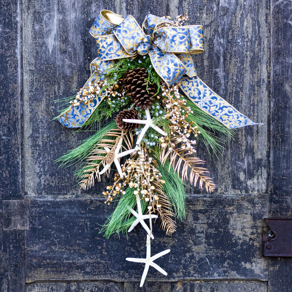 Blue Sandcastle Bow Bough