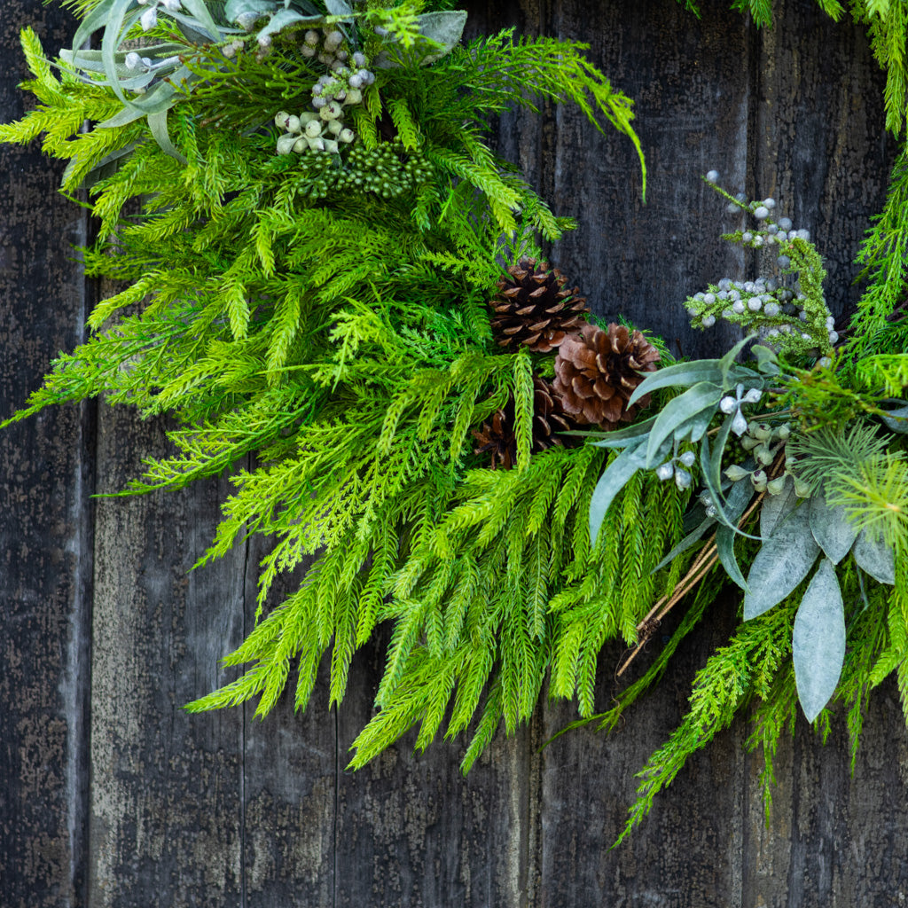 Faux Real Evergreen Wreath