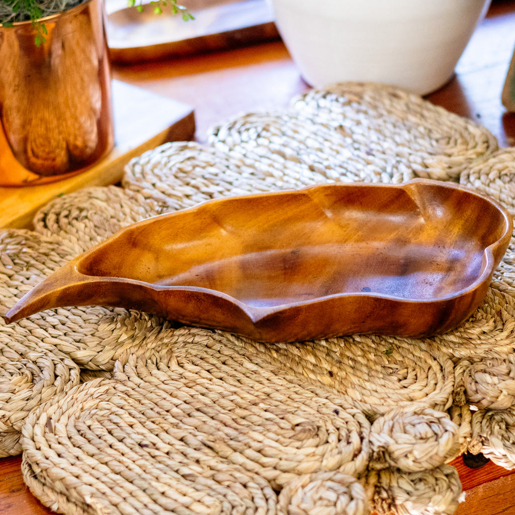 Monkey Pod Leaf Bowl