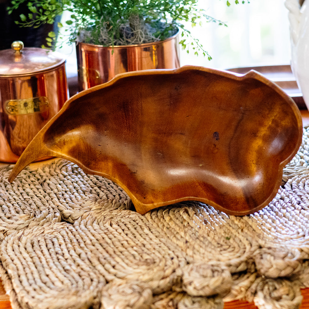 Monkey Pod Leaf Bowl