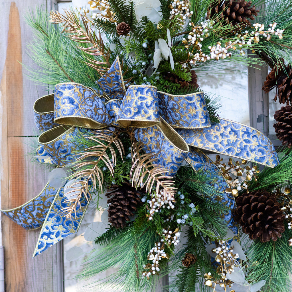 Blue Sandcastle Wreath