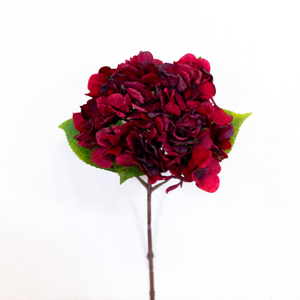 Real Touch Burgundy Hydrangea