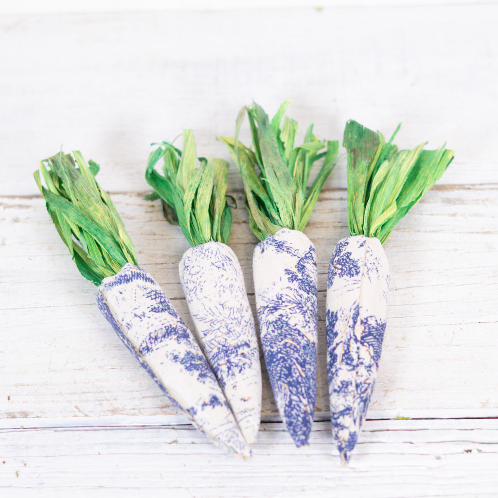 Chinoiserie Easter Carrot Box of Four