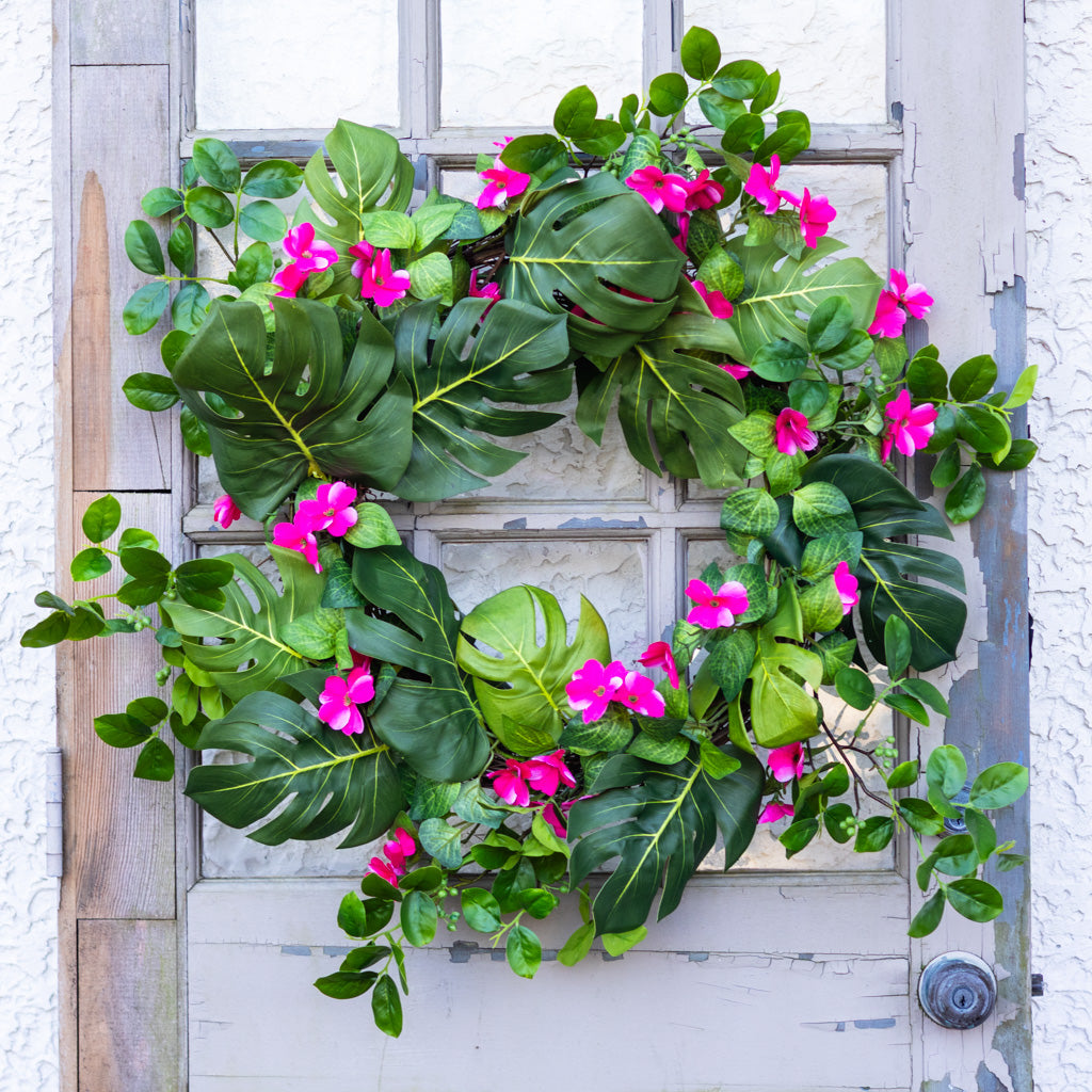 Flamingo Wreath