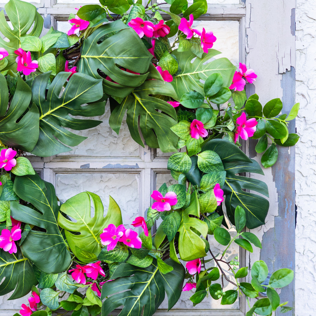 Flamingo Wreath