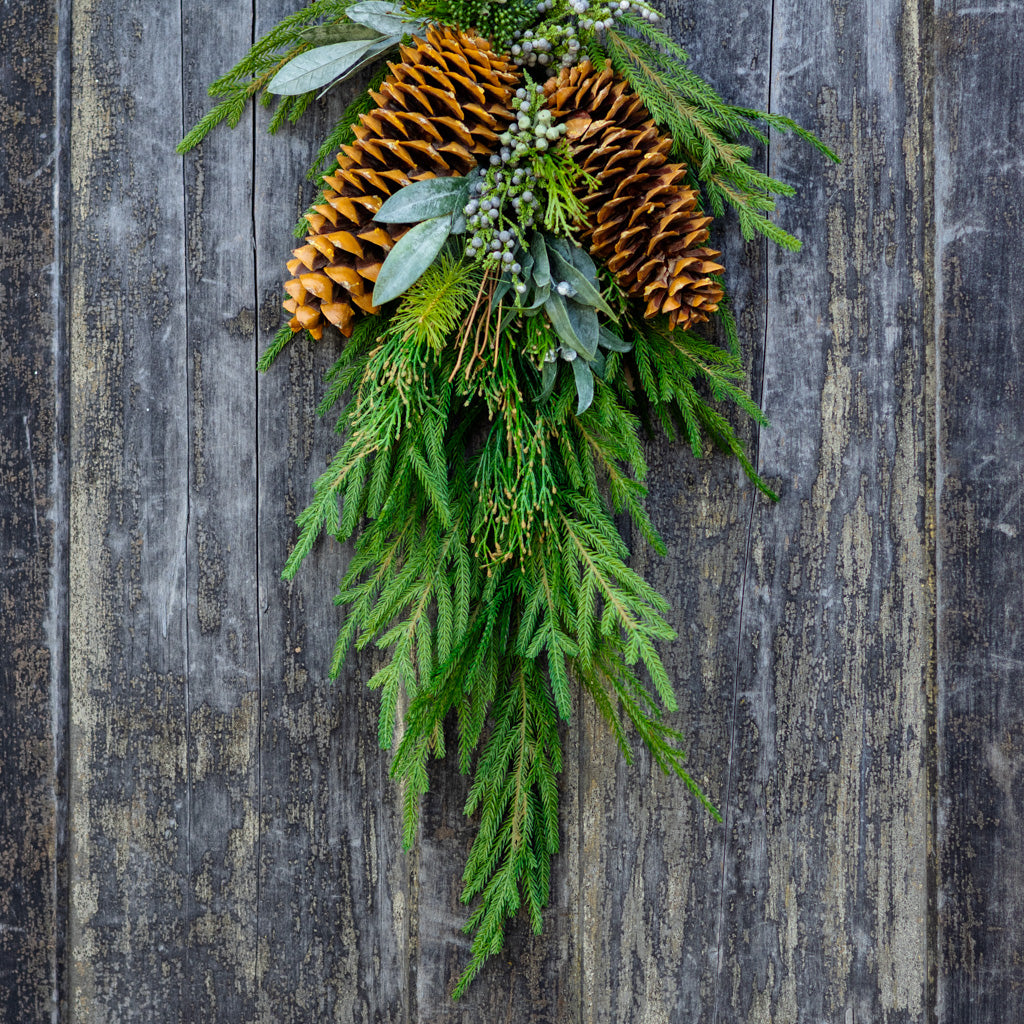 Faux Real Evergreen Down Drop