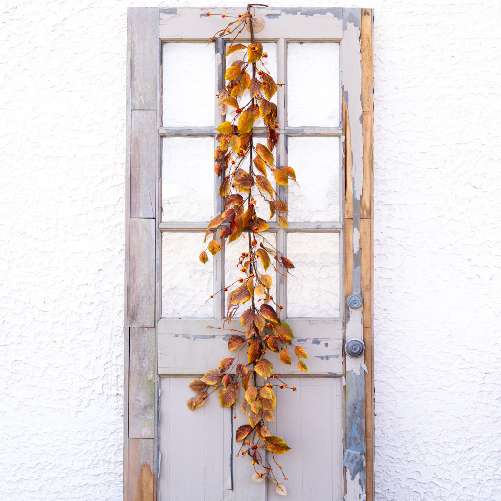 5 ft. Fall Leaf and Mini Berry Garland