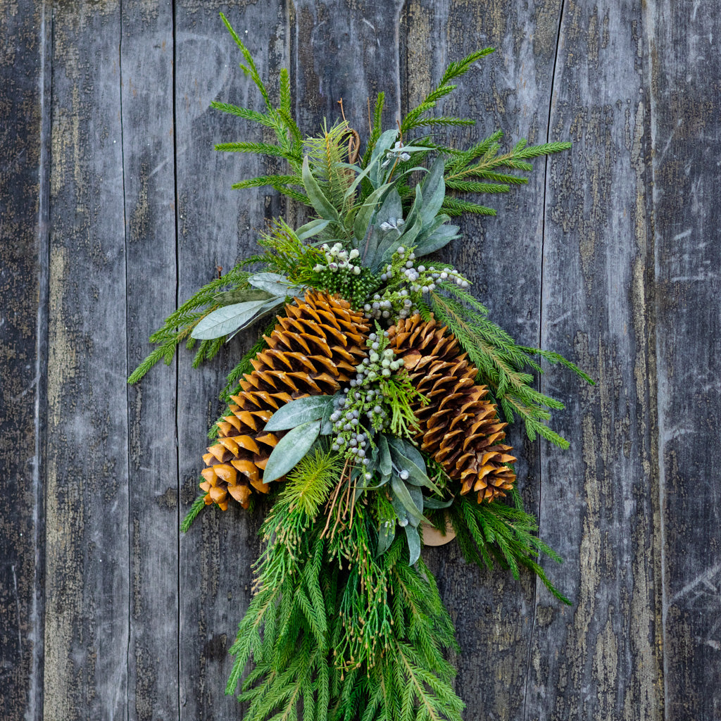Faux Real Evergreen Down Drop