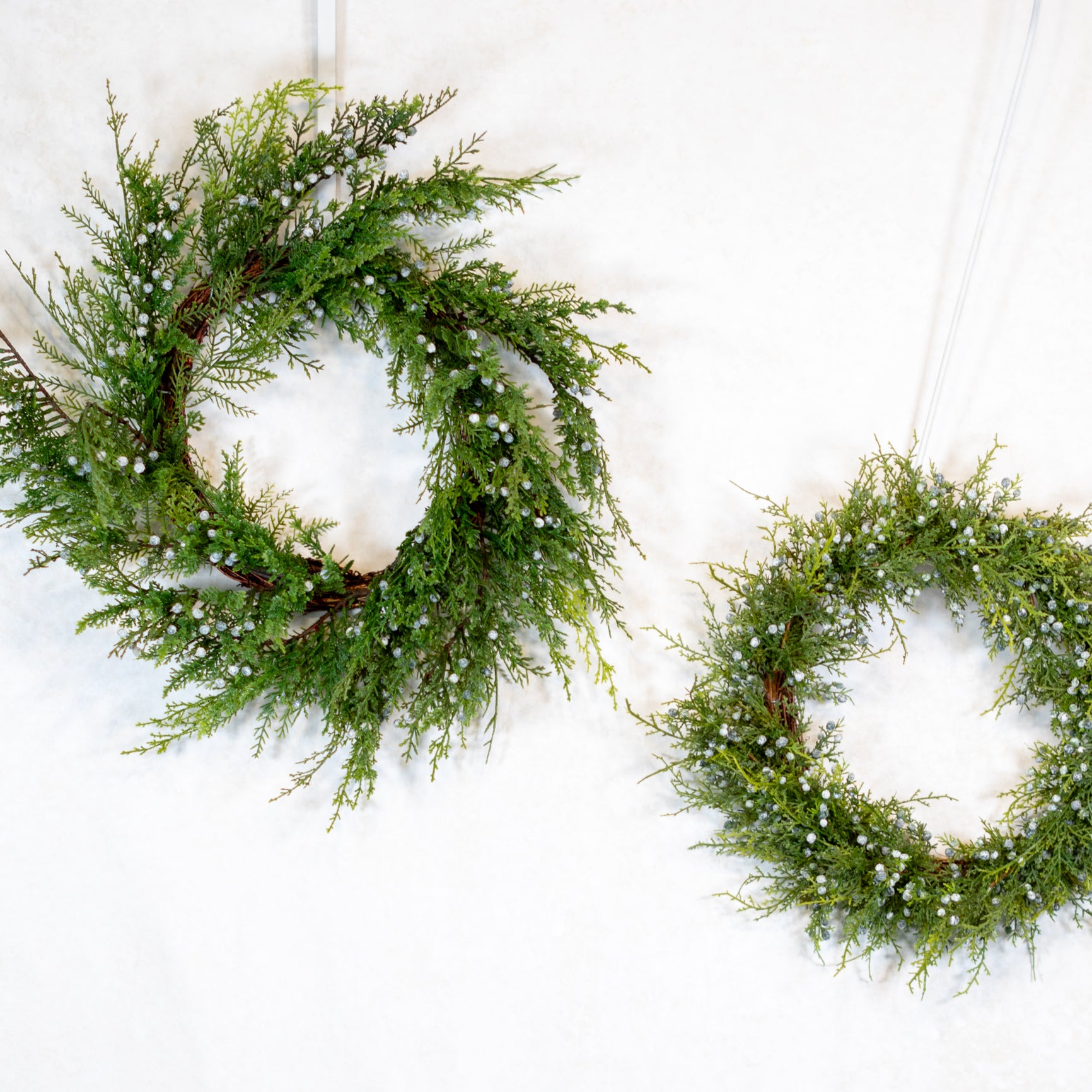 18"D Seeding Juniper Wreath