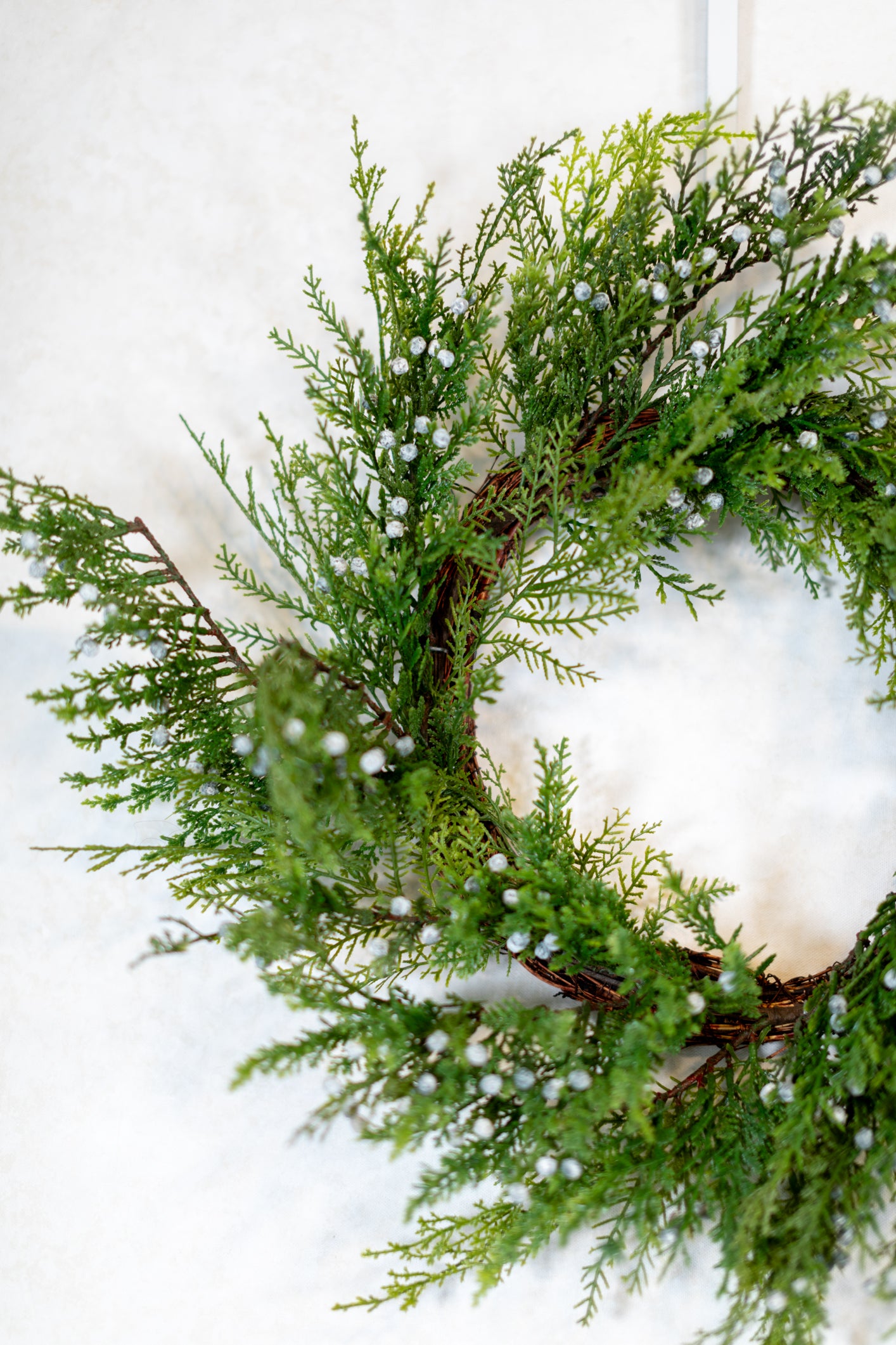 24”D Juniper Seeded Wreath