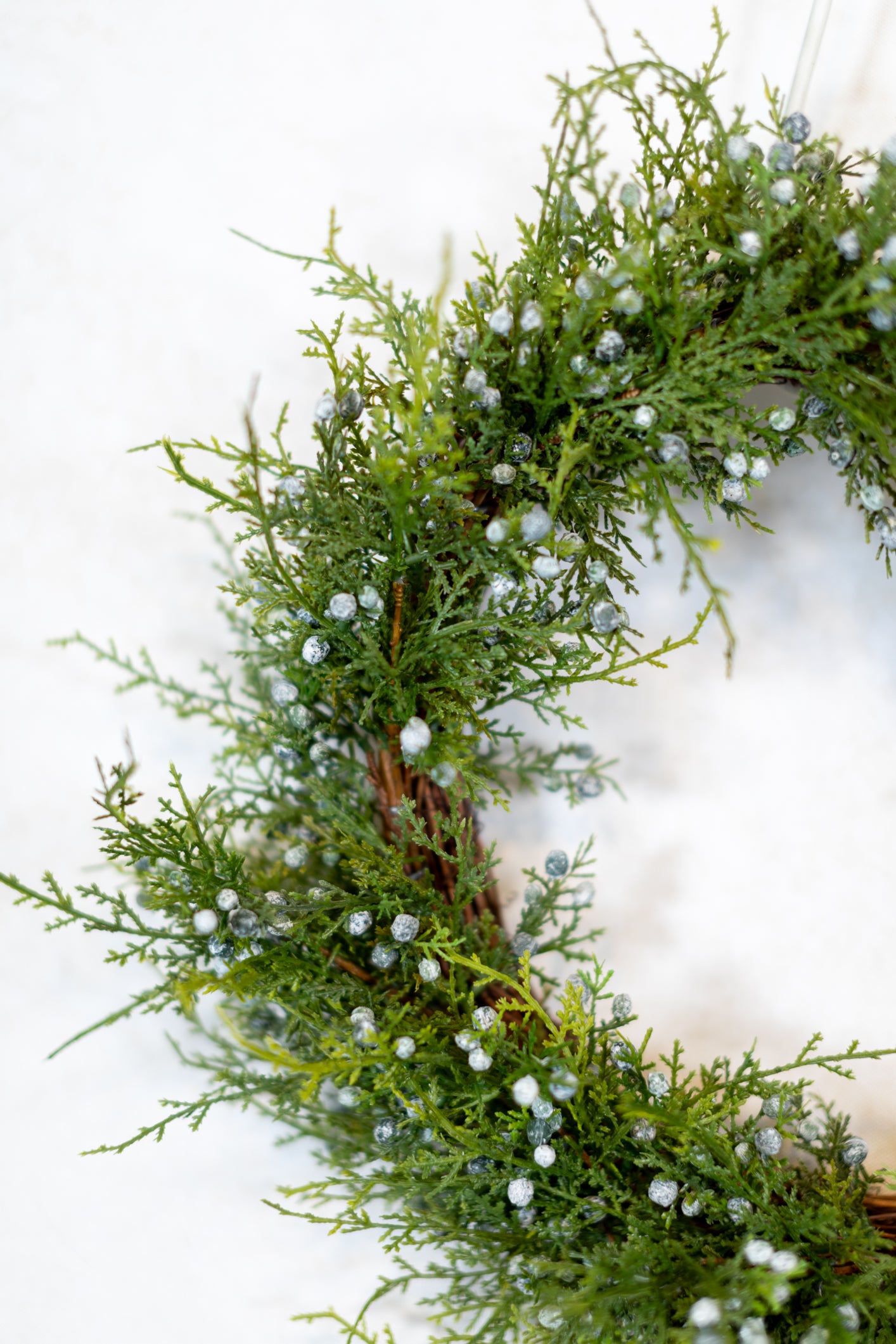 18"D Seeding Juniper Wreath