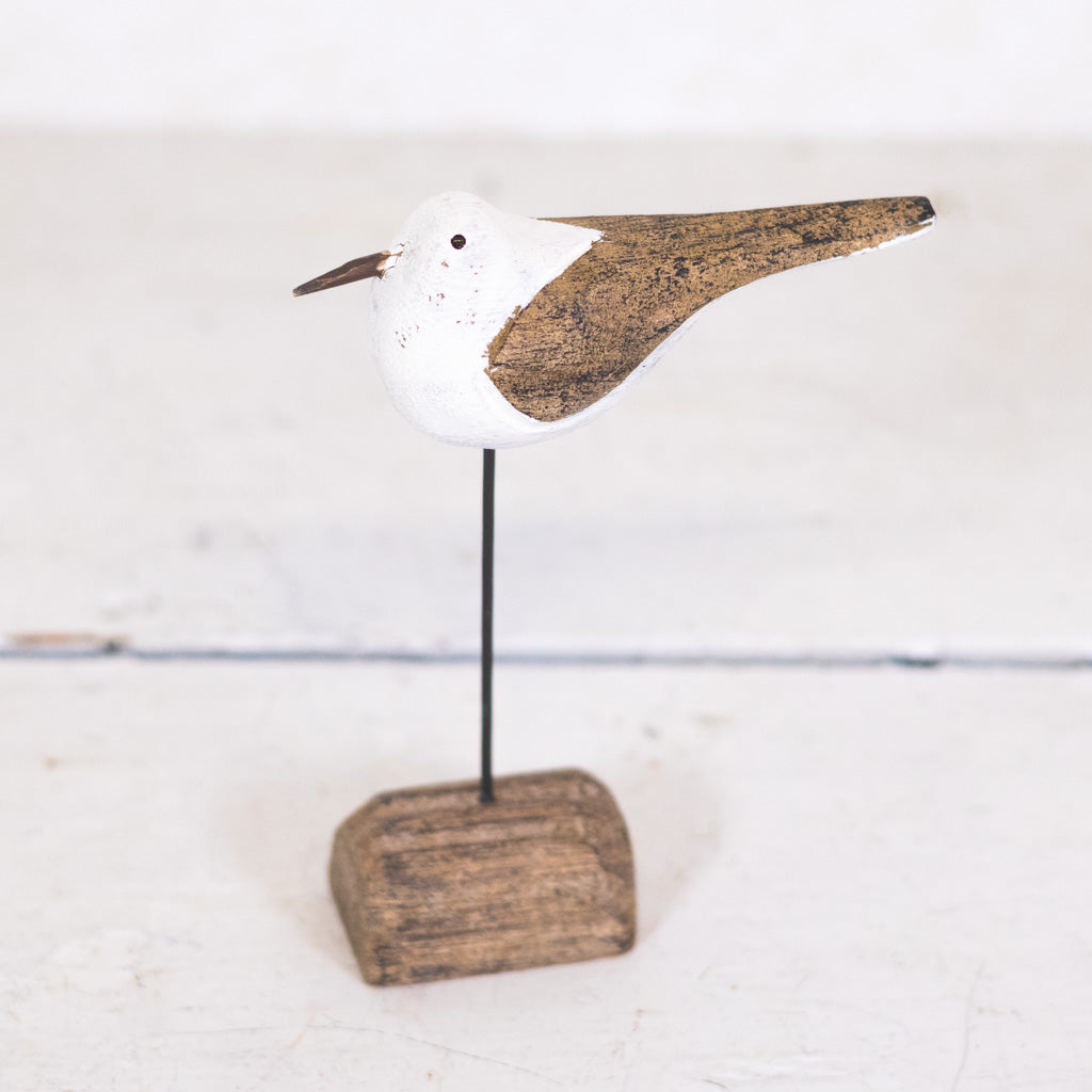 Seagull on Driftwood Tall