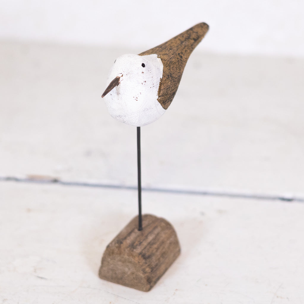 Seagull on Driftwood Tall