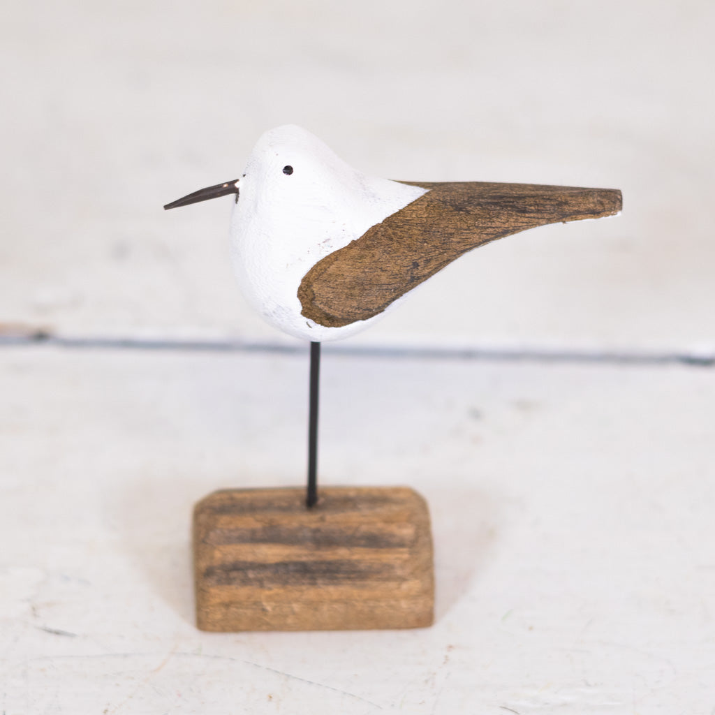 Seagull on Driftwood Medium