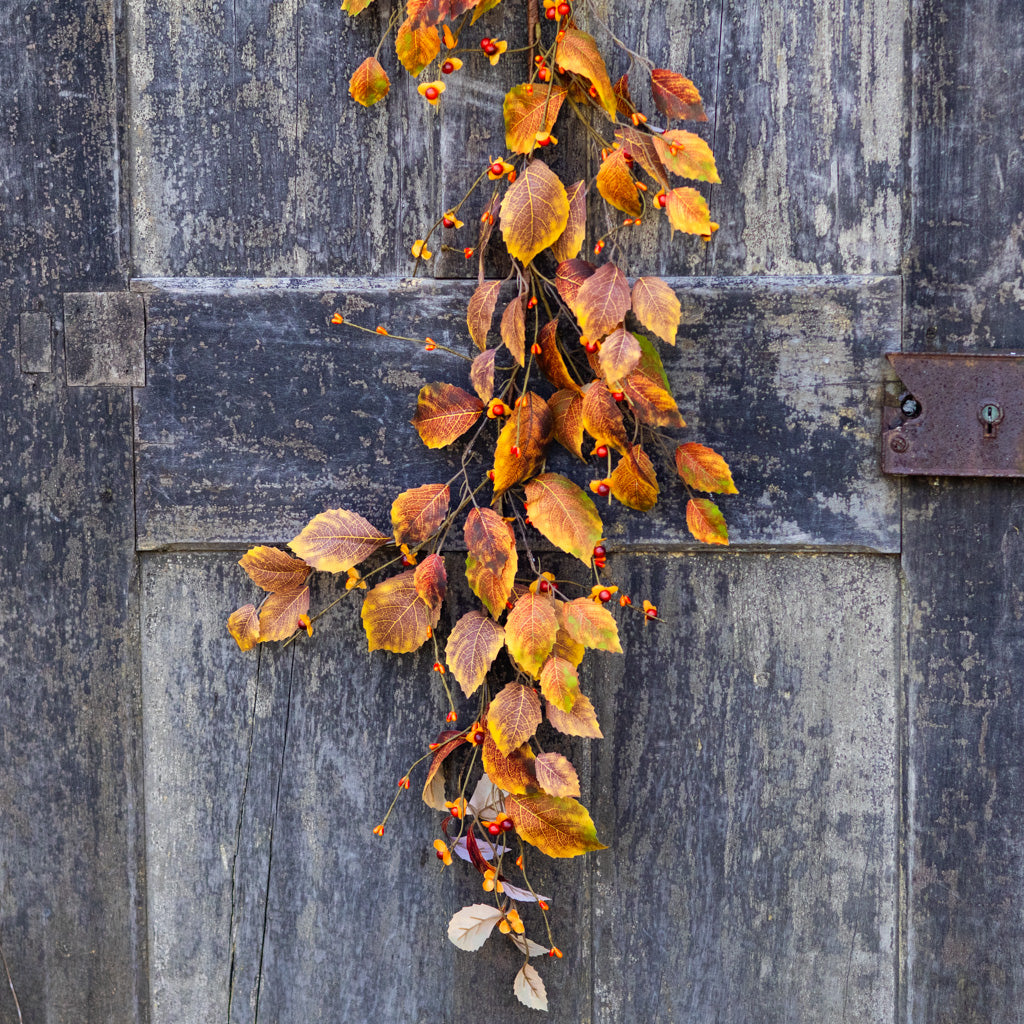 5 ft. Fall Leaf and Mini Berry Garland