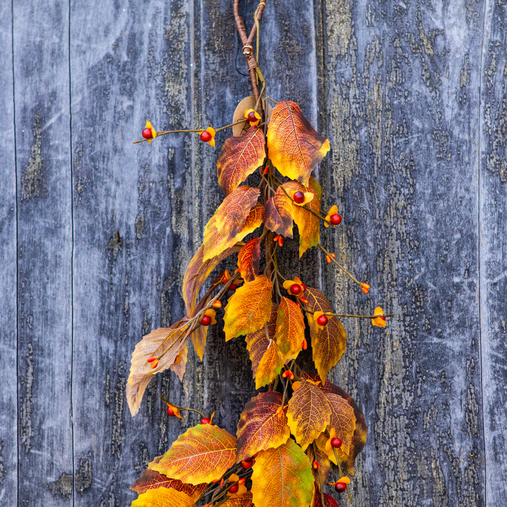 5 ft. Fall Leaf and Mini Berry Garland