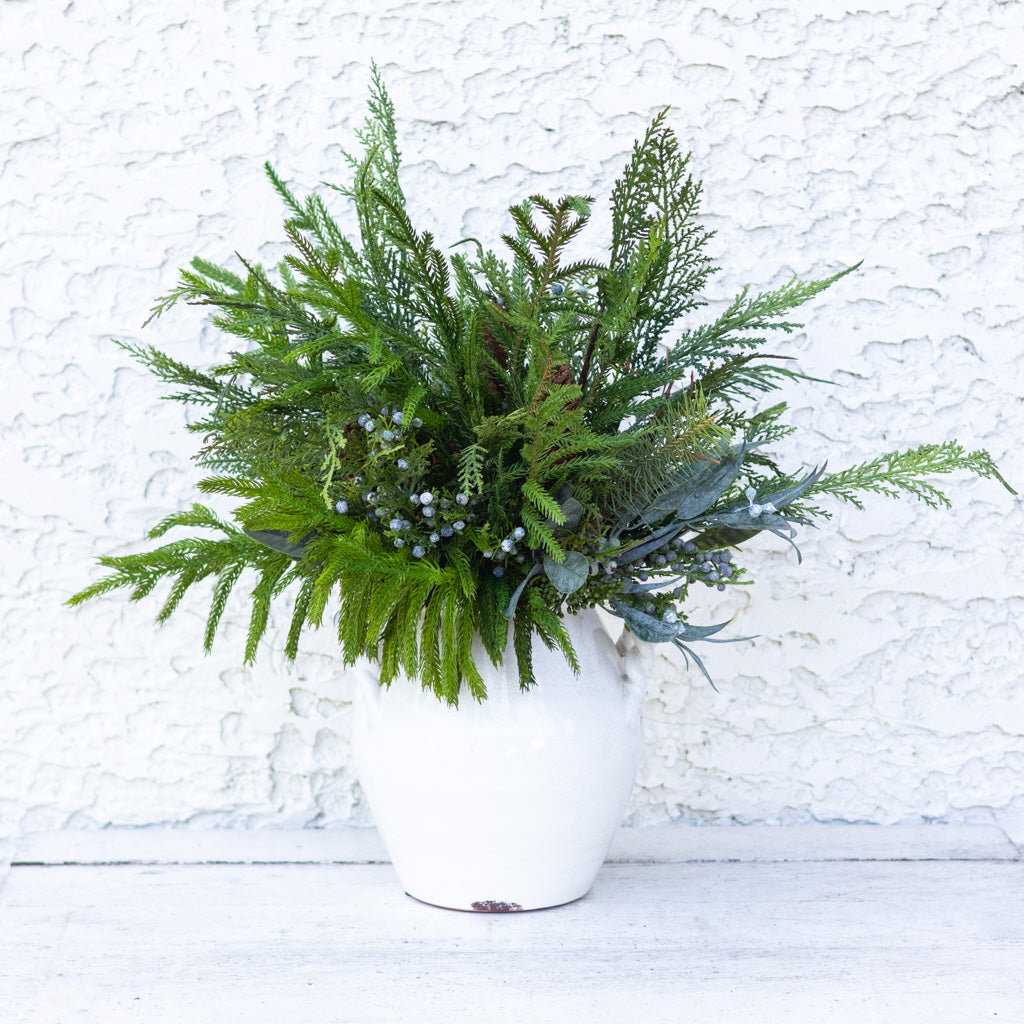 Grand Faux Real Evergreen Bouquet