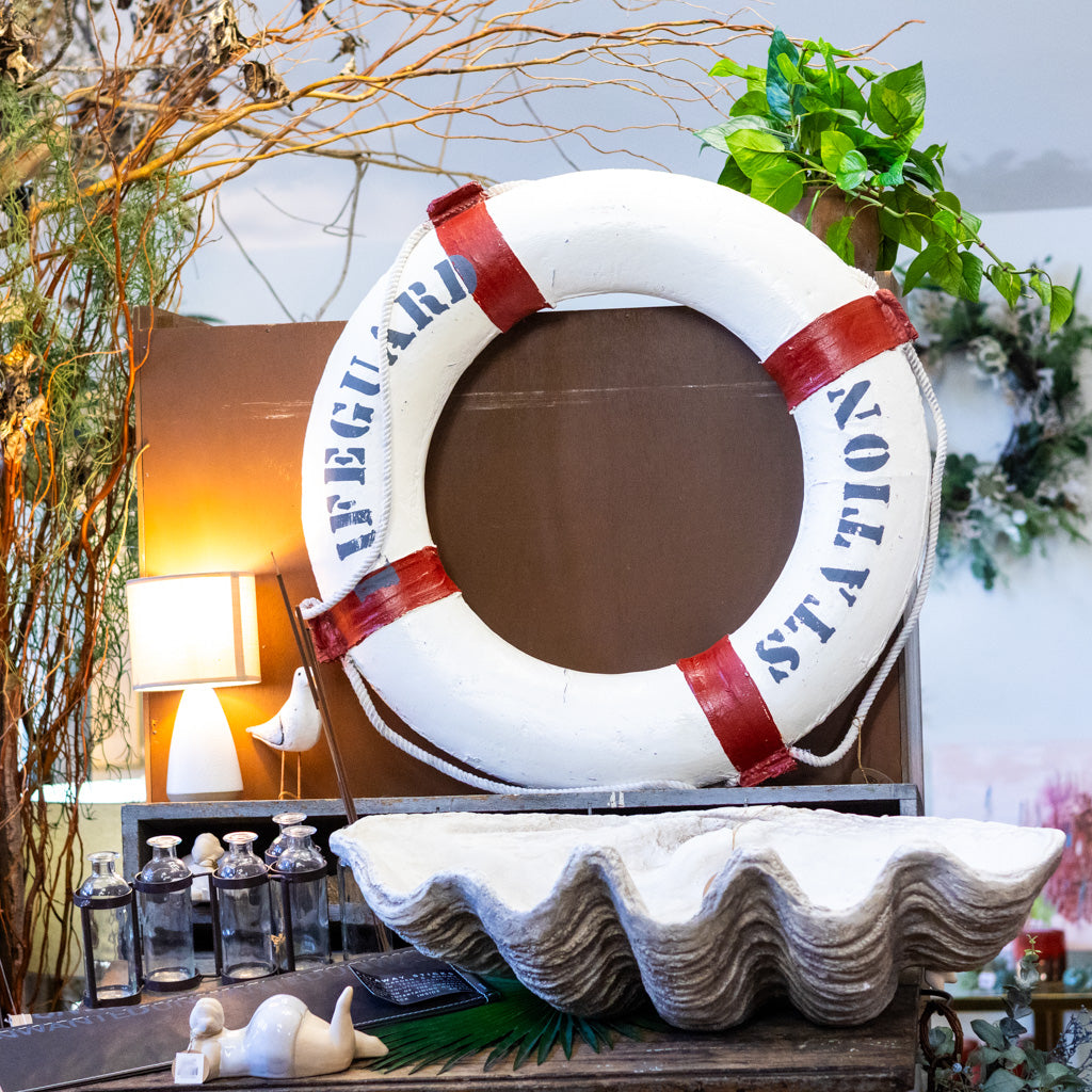 Life Preserver, Life Guard Station White/Red